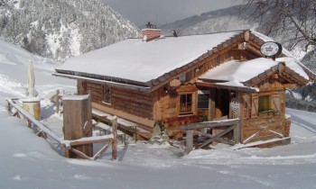 Bau der Sautrogalm 2001